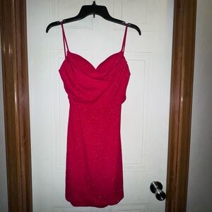 Red windsor dress
